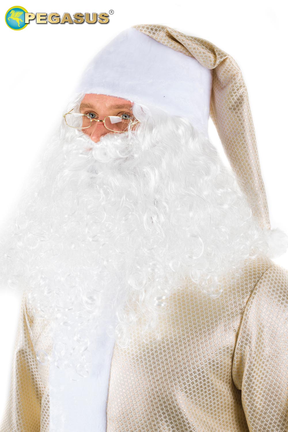 BABBO NATALE ADULTO BROCCATO ORO